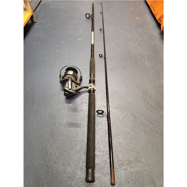 Deep sea fishing rod and reel