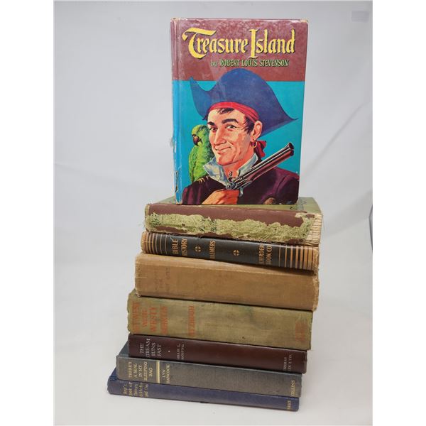 Antique book lot