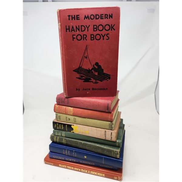 Antique book lot