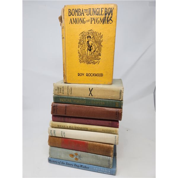 Antique book lot