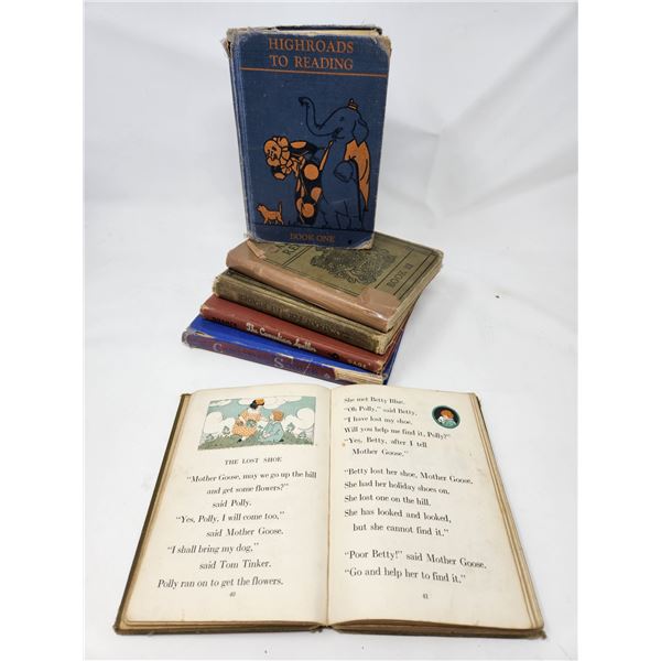 Antique book lot
