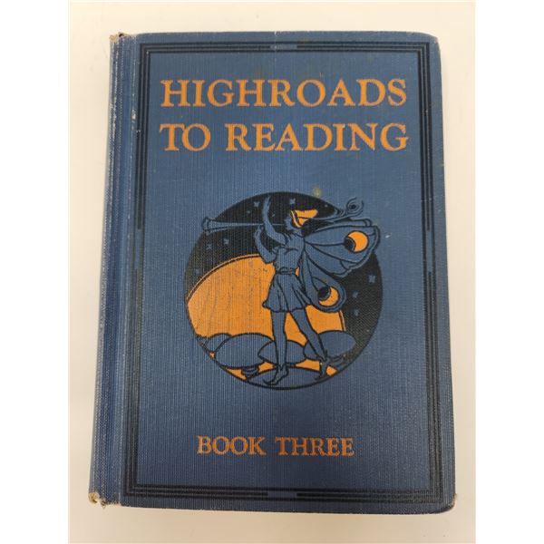 Antique school reader