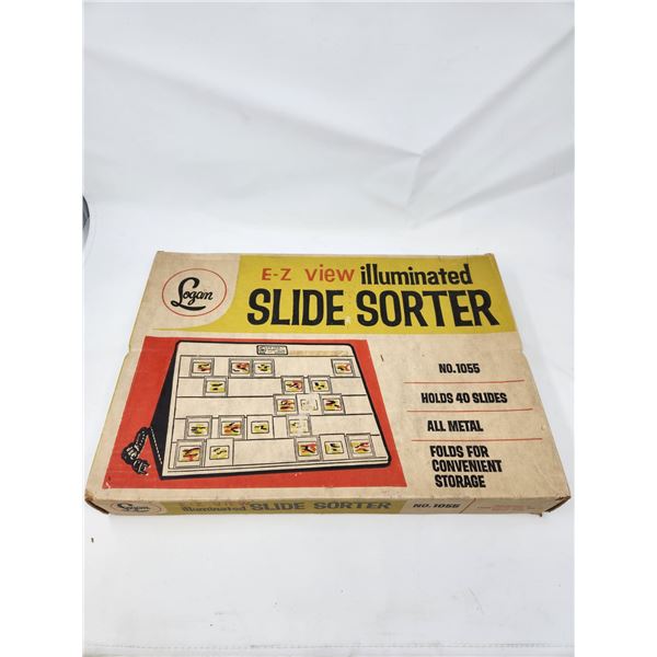 Antique slide sorter