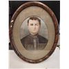 Image 1 : Antique Oval Framed Picture