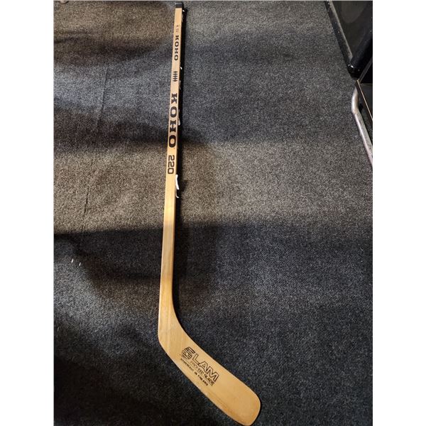 Vintage Autographed Hockey Stick