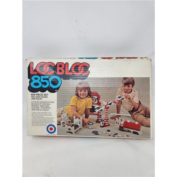 Vintage Loc Bloc Construction Toy