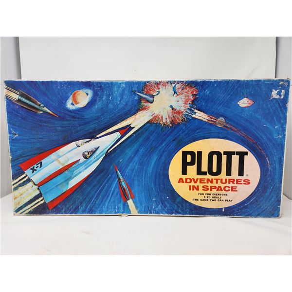 Vintage Plott Adventures in Space boardgame