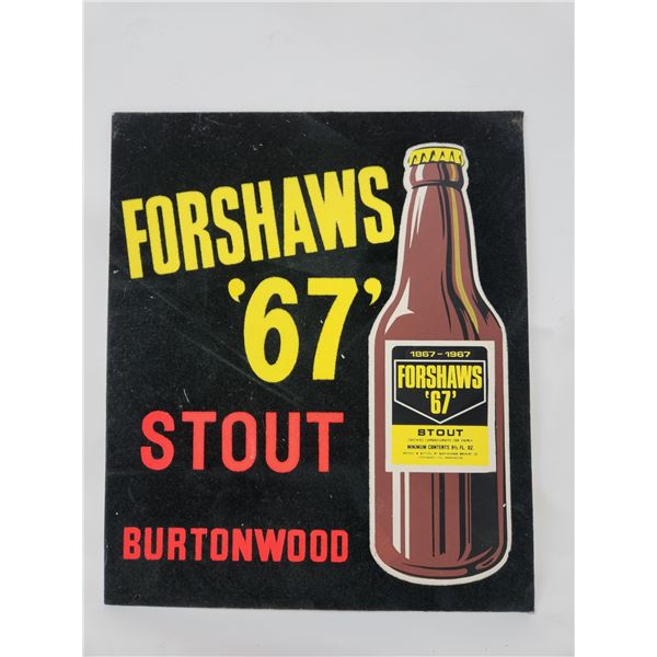 Vintage Velvet Beer Sign