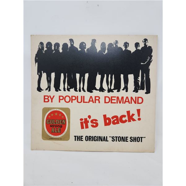 Vintage Beer Advertising Sign