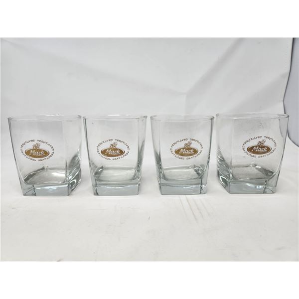 Set of Mack Truck Glasses