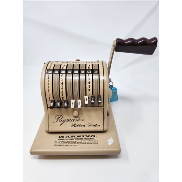Antique Cheque Writer