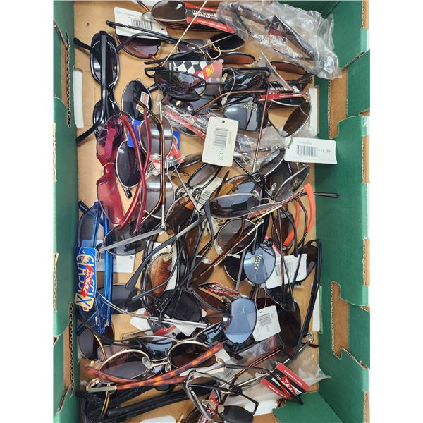 Box of Brand New Sunglasses