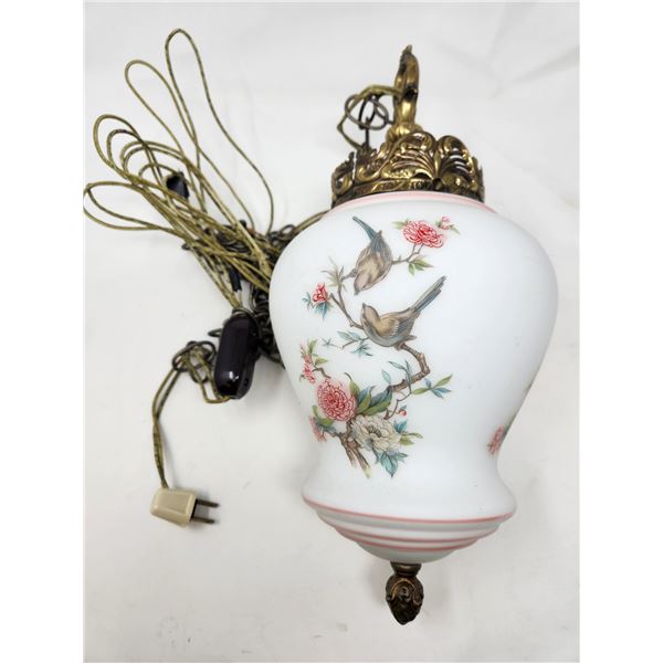 Vintage Hanging Bird Lamp