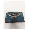 Image 1 : Vintage Turquoise Belt Buckle