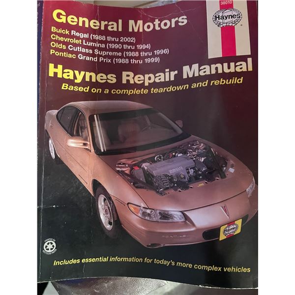 Haynes 38010 Technical Repair Manual