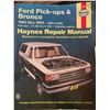 Image 1 : Ford Pick-ups and Broncos Haynes 36058 Repair Manual