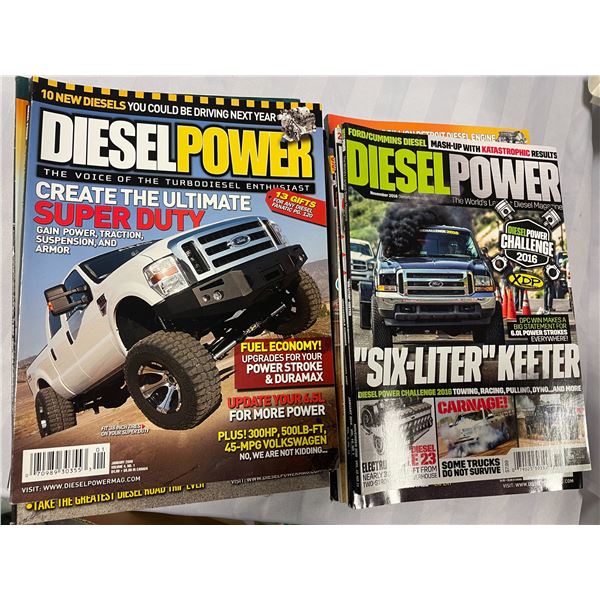 TWO Stacks of Diesel Power Magazines
