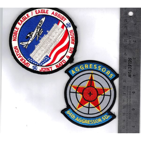 September 11th Noble Eagle Patch, 64th Aggressor Squadron at Nellis Air ...