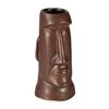 SATIN BROWN KAHIKI MOAI TIKI MUG by HOFFMAN POTTERY.