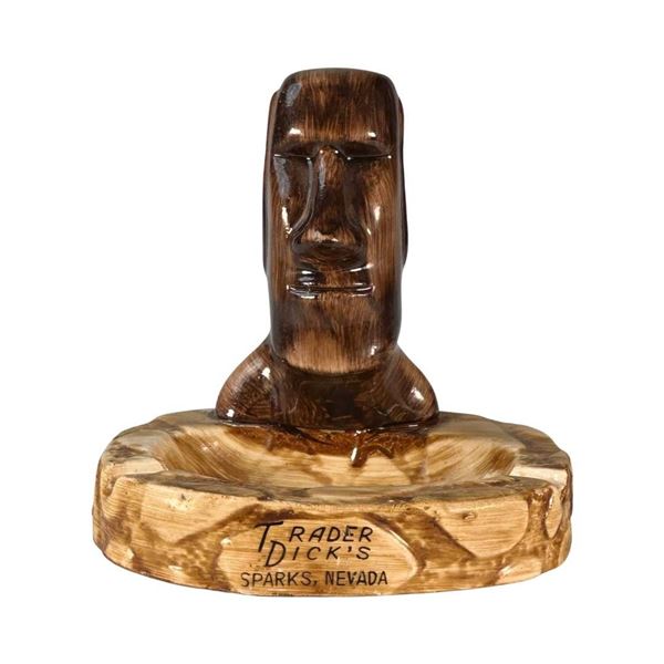 RARE TRADER DICK'S MOAI ASHTRAY.