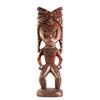 Image 2 : VINTAGE CARVED KU WAR GOD TIKI FIGURE WITH HOLES IN FISTS.
