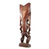 Image 3 : VINTAGE CARVED KU WAR GOD TIKI FIGURE WITH HOLES IN FISTS.