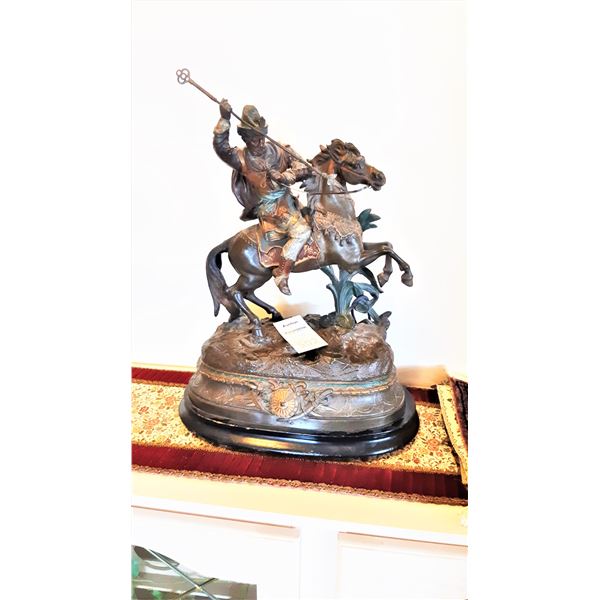 Antique 19 c Bronze Sculpture by Theodore Doriot Cat A