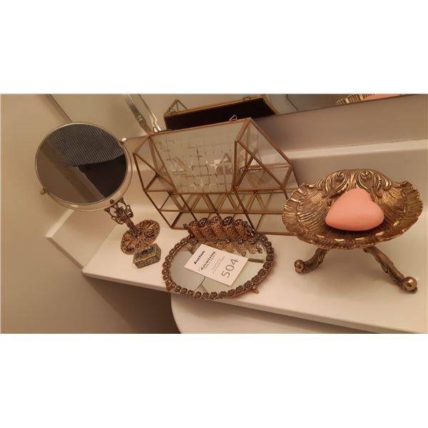 Brass Bathroom Decor A