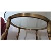 Image 4 : Brass, Glass End Table C