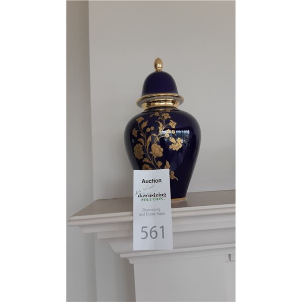 Bavarian Cobalt Blue Vase A