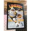 Image 1 : Framed Trevor Linden Vancouver Canucks print - approx. 24 1/2in x 36in  w/ lexan front