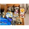 Image 2 : Large group of misc. items including - vintage watches (Geneva, Tag Heuer), misc. cables, Wii wheels