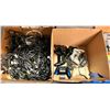 Image 4 : Large group of misc. items including - vintage watches (Geneva, Tag Heuer), misc. cables, Wii wheels
