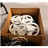 Image 5 : Large group of misc. items including - vintage watches (Geneva, Tag Heuer), misc. cables, Wii wheels