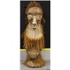 Image 1 : Highly decorated hand-carved African statue