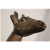 Image 2 : African hand crafted Giraffe sculpture - made from Seringa wood (approx 64" tall)
