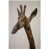 Image 2 : African hand crafted Giraffe sculpture - made from Seringa wood (approx 50" tall)