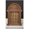 Image 1 : African Hand-carved wooden Zanzibar door wall hanging