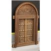 Image 2 : African Hand-carved wooden Zanzibar door wall hanging
