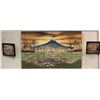 Image 1 : 3 classical style Indonesian Batik Tulis hand print paintings on cotton fabric (approx 33 1/2" lengt