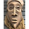 Image 3 : West African hand-carved "Ivory Coast" tribal wooden dance mask - approx 21" long