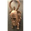 Image 2 : West African hand-carved ceremonial wooden tribal mask - approx 20" long