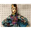 Image 2 : Set of 2 vintage Indian hand-crafted wooden "Folk art style" puppet dolls