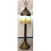 Image 1 : Tall Morrocan beaded brass floor lantern - approx 49" tall