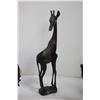 Image 4 : Group of 6 African sculptures - includes 5 elephants & Giraffe