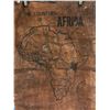 Image 2 : Set of 5 African wall hanging pcs- includes 3 countries of Africa map & Africa women warrior w/ spea