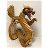 Image 2 : Group of 2 dragon decorative art sculptures - approx 13" height & 16" height