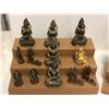 Image 2 : Handmade pure brass mini Hindu / Buddha statues - Approx 26 pcs