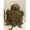 Image 2 : Group of assorted items - includes copper mantra turtle hanging wall decor / painting wooden pot w/ 