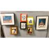 Image 1 : Group of 7 assorted wall framed hangings